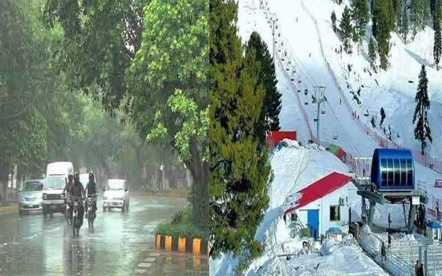 محکمہ موسمیات نےبارش اور برفباری کی پیشگوئی کردی 