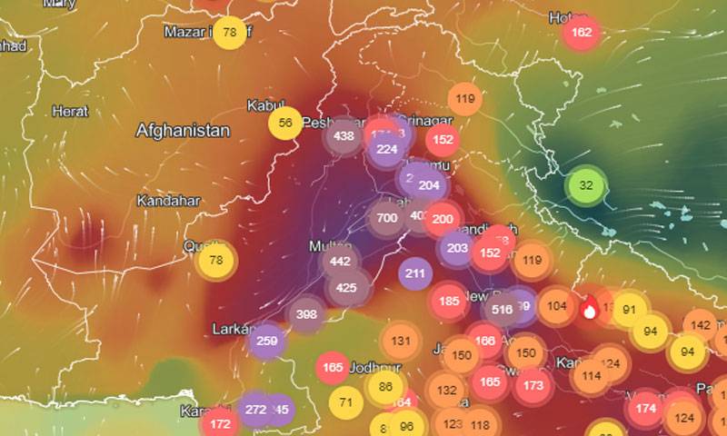 لاہور کی فضائی آلودگی میں کمی، عالمی سطح پر پہلے سے دوسرے نمبر پر آ گیا 