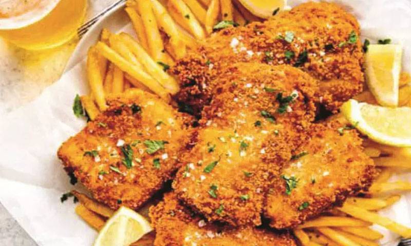 آج کا پکوان: ڈیپ فرائیڈ فش کٹلیٹس