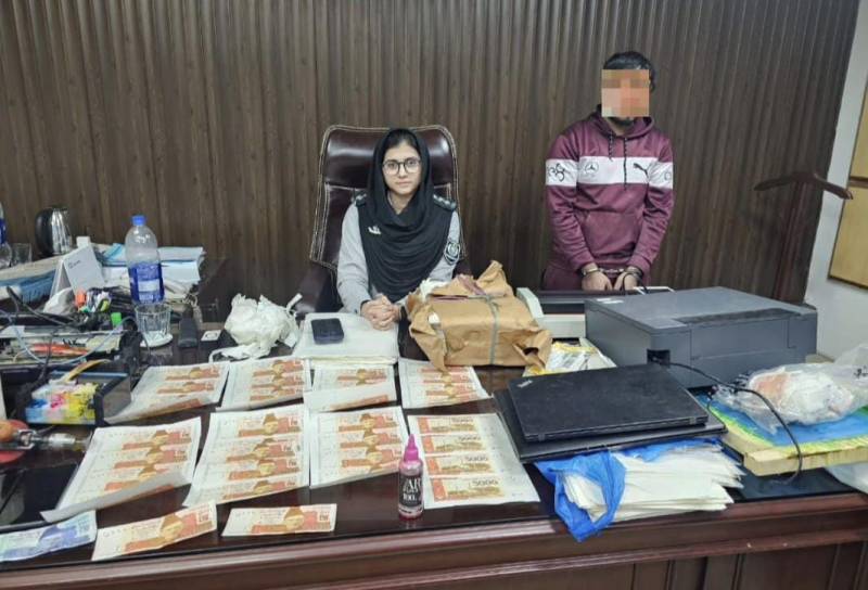 جعلی پاکستانی کرنسی بنانے والا  ملزم رنگے ہاتھوں گرفتار