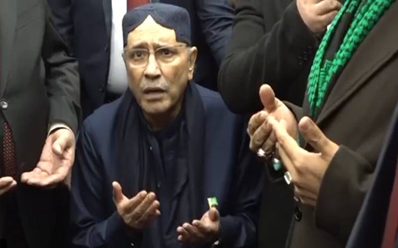 صدر آصف زرداری کی عراقی دارالحکومت بغداد میں زیاراتِ مقدسہ پر حاضری
