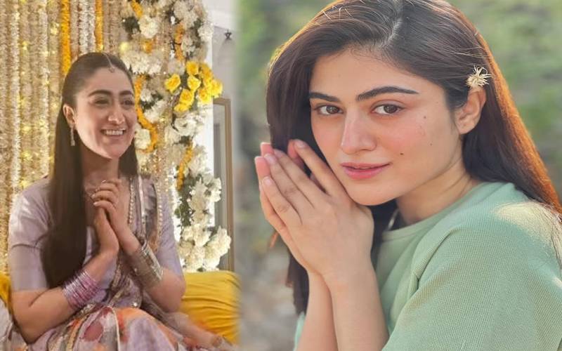 ماڈل و اداکارہ حنا آفریدی کی پہلی ڈھولکی کی تصاویر اور ویڈیوز وائرل