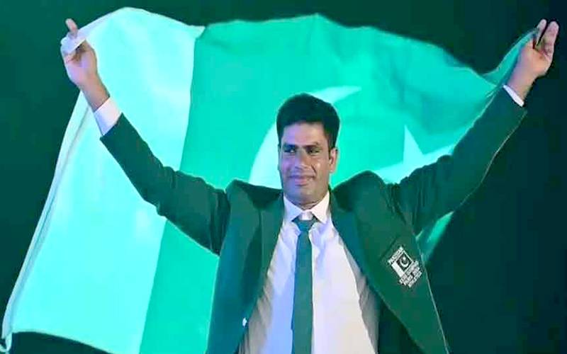 ارشد ندیم  کواتھلیٹ آف دی ائیر کا ایوارڈ  مل گیا