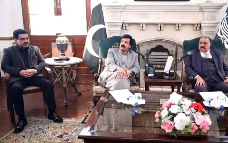  لاہور چیمبر آف سمال ٹریڈرز اینڈ سمال  انڈسٹریز کےوفد کی گورنر سردار سلیم حیدر سےملاقات 