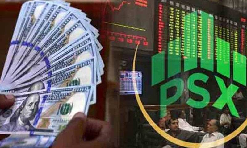 پاکستان سٹاک ایکسچینج میں اتار چڑھاؤ، ڈالر میں بھی معمولی کمی ریکارڈ