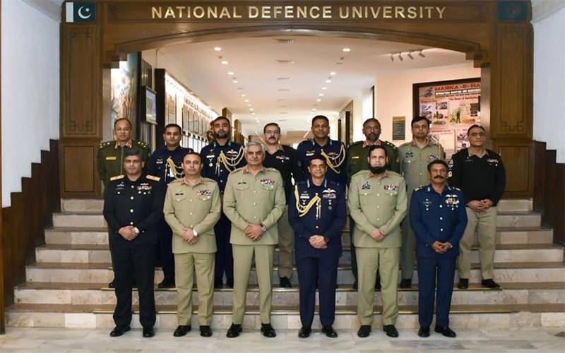 بنگلہ دیش کے ایئر چیف کا نیشنل ڈیفنس یونیورسٹی کا دورہ، فوجی تعاون پر زور
