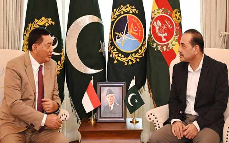 فیلڈ مارشل سے انڈونیشیا کے وزیر دفاع کی ملاقات، دفاعی تعاون بڑھانے پر تبادلہ خیال