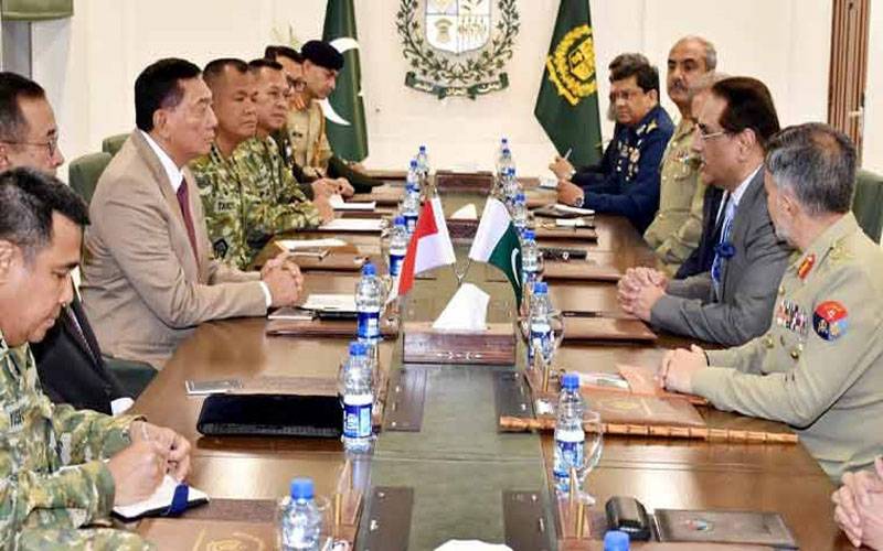 پاکستان اور انڈونیشیا کا دفاعی پیداوار میں تعاون کیلئے ورکنگ گروپس کے قیام پر اتفاق