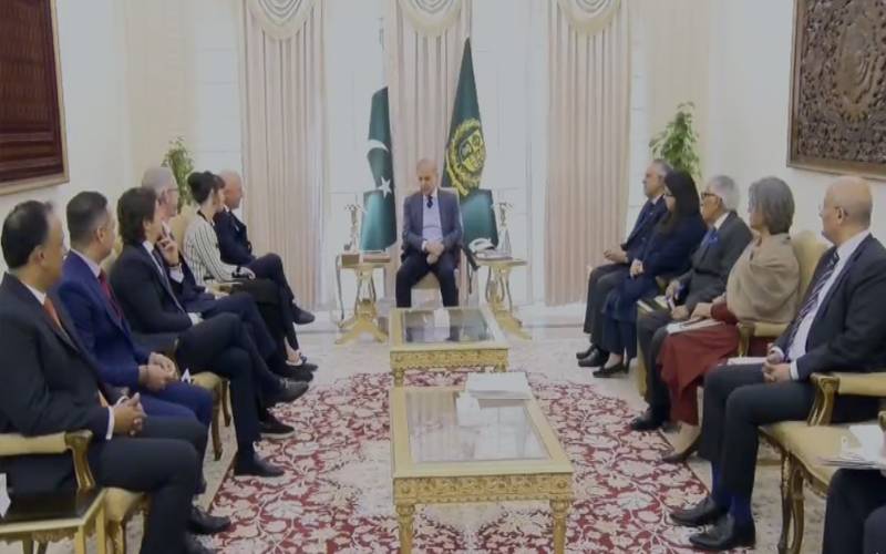 وزیراعظم شہباز شریف سے معروف سویڈش ٹیلی کمیونیکیشن کمپنی ایرکسن کے وفد کی ملاقات