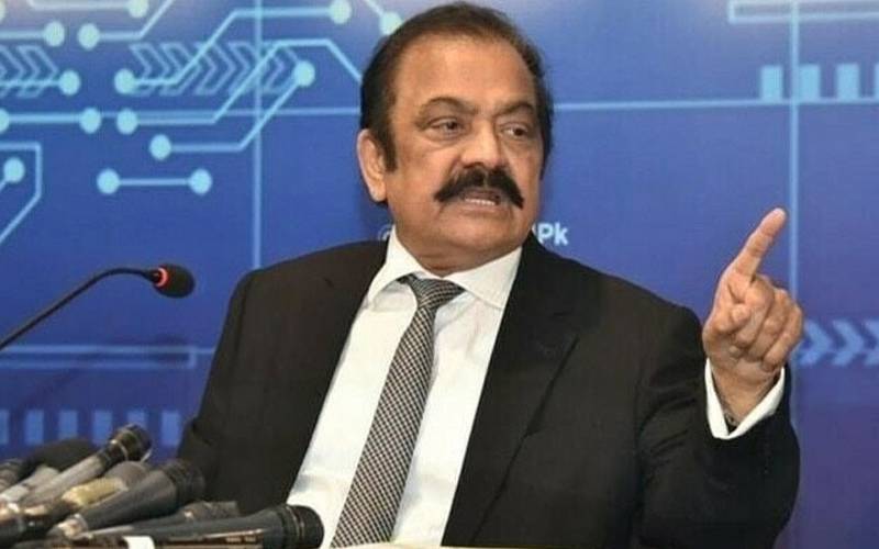  تحریک انصاف غیرقانونی ایجنڈے سے باز آجائے، تشدد کےعلاوہ کچھ نہیں آتا:رانا ثناء اللہ