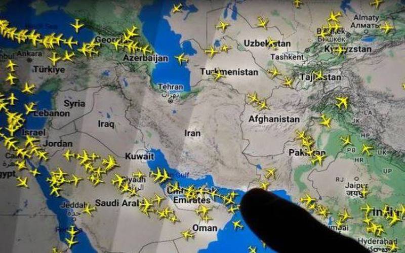 ایرانی فضائی حدود ہر قسم کی پروازوں کے لیے عارضی بند