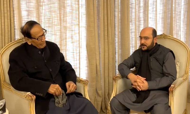صدر مسلم لیگ ق چودھری شجاعت حسین سے پارلیمانی لیڈر سید علی گیلانی کی ملاقات