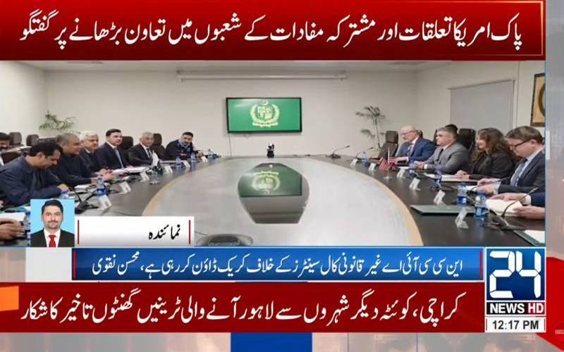 محسن نقوی کی امریکی سفیر نیٹلی بیکر سے ملاقات، سکیورٹی تعاون بڑھانے پر اتفاق