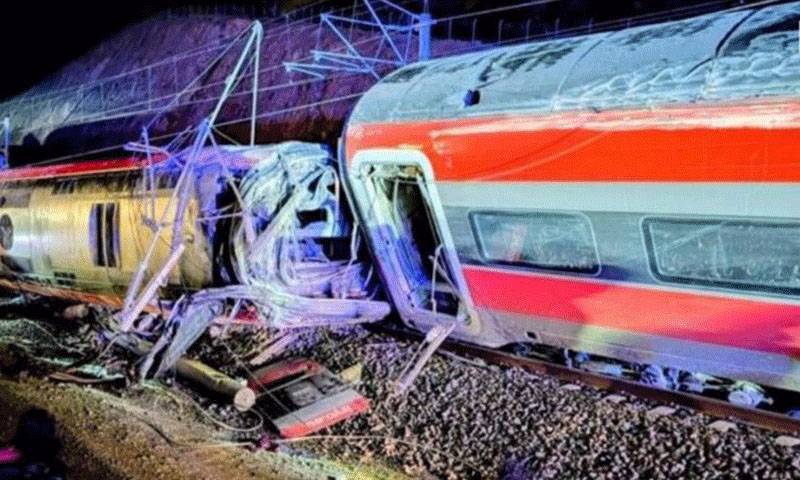 سپین میں ٹرینوں کا خوفناک تصادم،21 افراد ہلاک