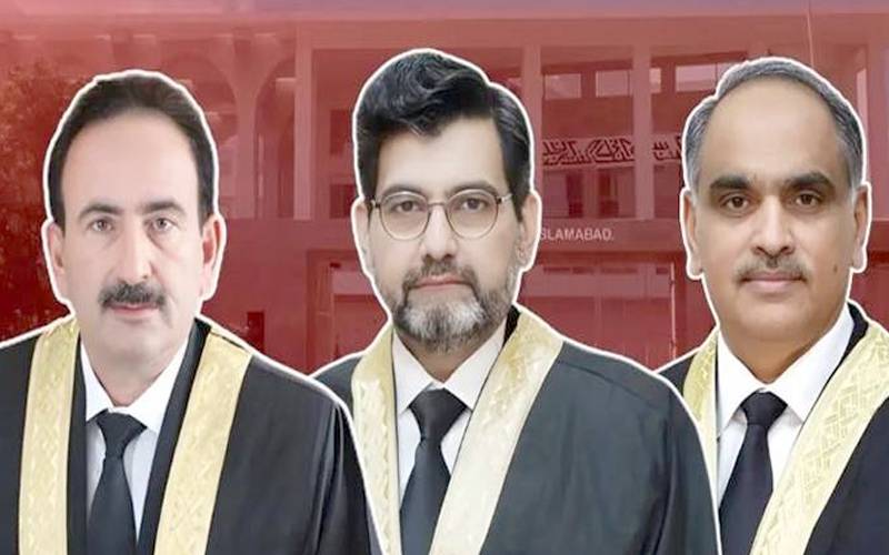 اسلام آباد ہائیکورٹ میں مستقل ہونیوالے تین ججز نے حلف اٹھا لیا
