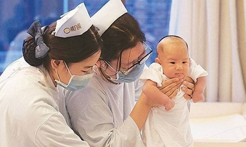 چین: شرح پیدائش تاریخ کی کم ترین سطح پر آگئی 