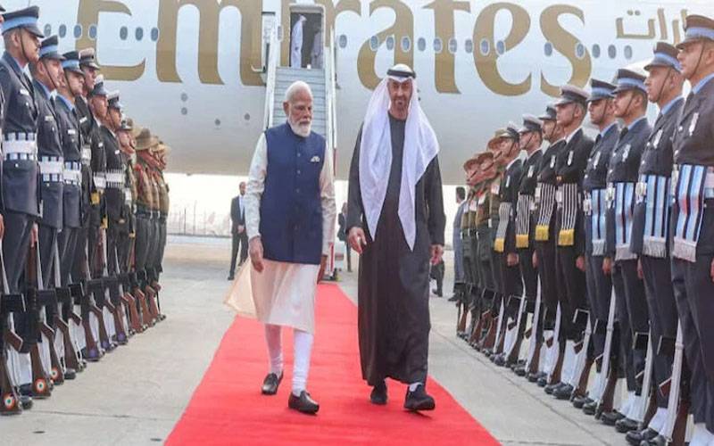 بھارت کا یو اے ای سے ایل این جی معاہدہ، دفاعی و تجارتی تعلقات بڑھانے پر اتفاق