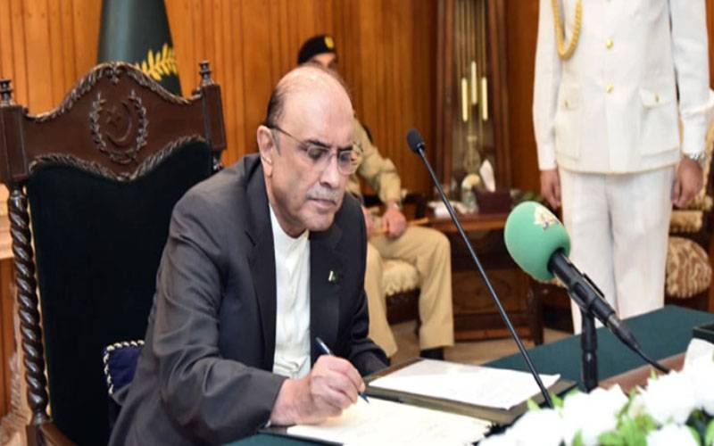 صدرمملکت نے ہائیکورٹس کے ایڈیشنل ججزکی توثیق اور توسیع کی منظوری دے دی