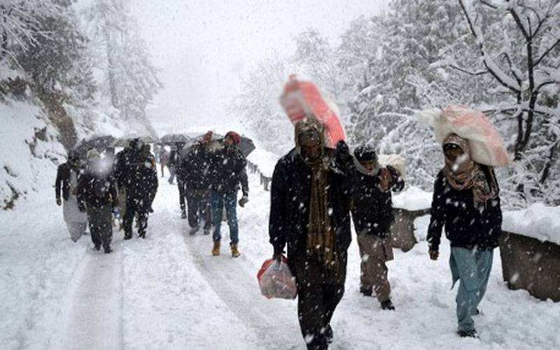  میٹ ڈیپارٹمنٹ نےمزید بارش اور برفباری کی پیش گوئی کردی 