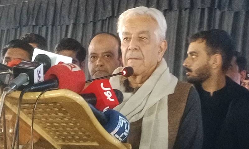پاک فوج خیبرپختونخوا میں جہاد کر رہی ، صوبائی حکومت کا کوئی کردار نہیں:خواجہ آصف