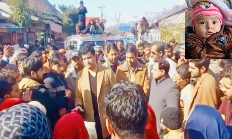  چکوٹھی: بروقت طبی امداد نہ ملنے پر چھ ماہ کا بچہ جاں بحق، ورثاء کا پانچ گھنٹےاحتجاج