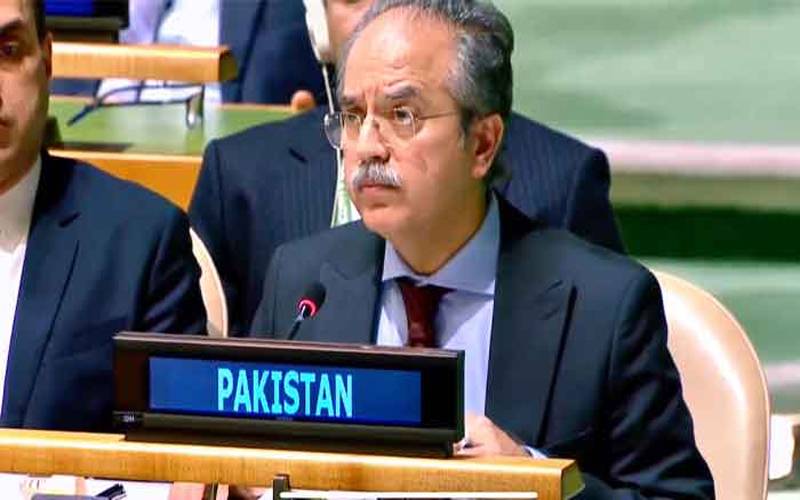 قانون طاقت کے آگے جھکا تو دنیا عدم استحکام کی لپیٹ میں آجائے گی:پاکستان