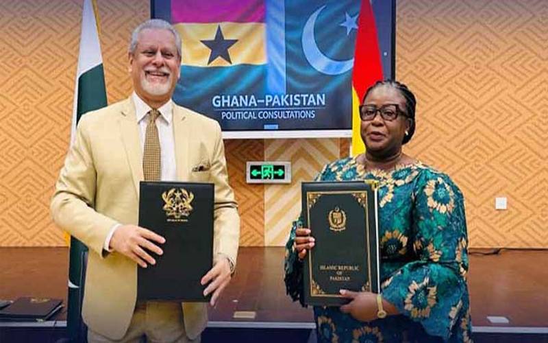 پاکستان اور گھانا کے درمیان دفاع، معیشت اور سیاحت میں تعاون بڑھانے پر اتفاق