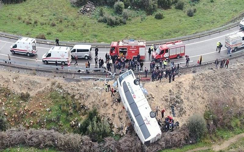 ترکیہ میں بس کو حادثہ، 9 افراد ہلاک،26 زخمی