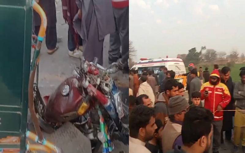  ٹوبہ ٹیک سنگھ:مسافر بس اور رکشہ کی ٹکر،3خواتین سمیت 6 افراد جاں بحق 