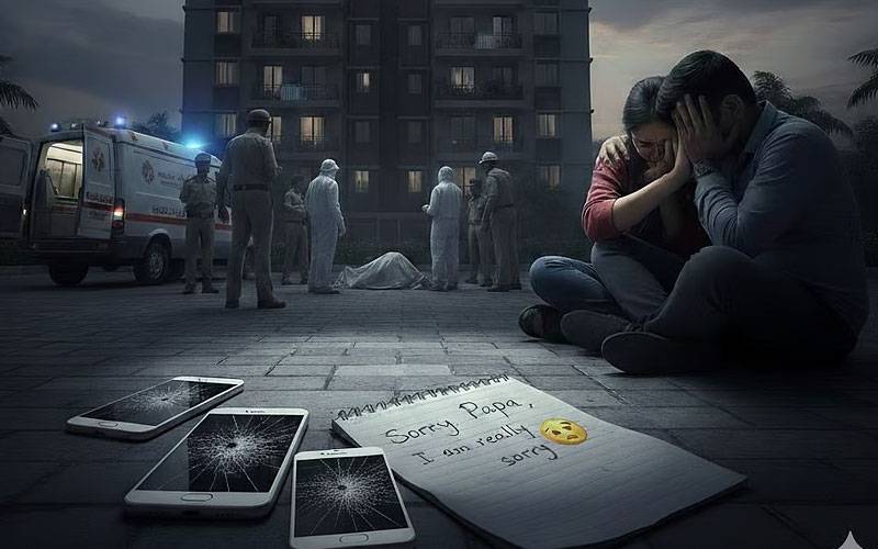  بھارت میں تین بہنوں نے عمارت سے کود کر خودکشی کر لی