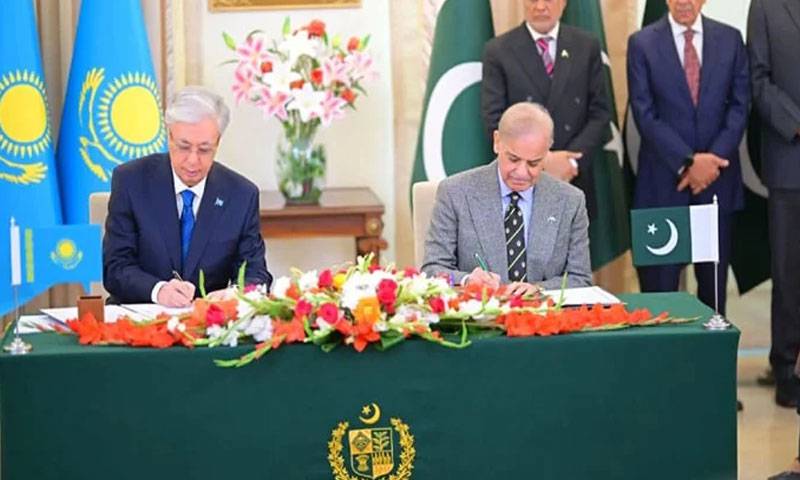 پاکستان اور قازقستان کے درمیان سٹرٹیجک شراکت داری کا مشترکہ اعلامیہ جاری 