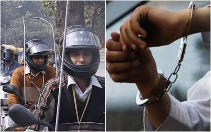 بسنت:سیفٹی راڈ نہ لگانے پر 44 موٹر سائیکل سوار گرفتار