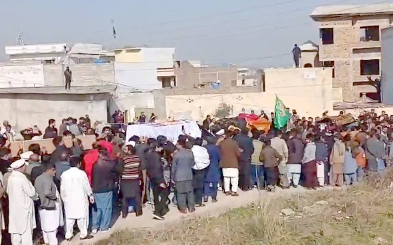 سانحہ ترلائی میں شہید ہونے والوں کی نماز جنازہ اداکردی گئی