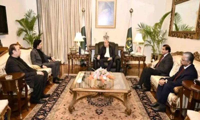 صدر مملکت آصف علی زرداری سے سینیٹر فیصل واوڈا کی ملاقات