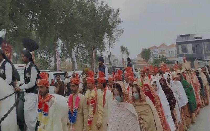 لیہ میں پنجاب کی تاریخ کے سب سے بڑے دھی رانی پروگرام کا انعقاد ، 371 جوڑوں کی اجتماعی شادی 