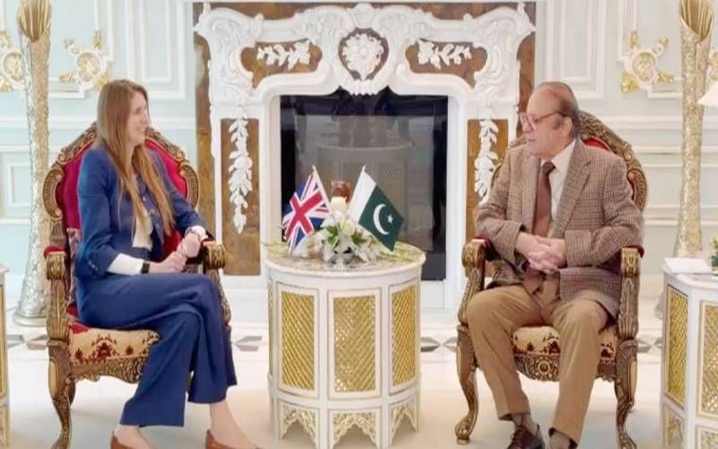 نوازشریف سے برٹش کمشنر جین میریٹ کی ملاقات، علاقائی صورتحال پر تبادلہ خیال