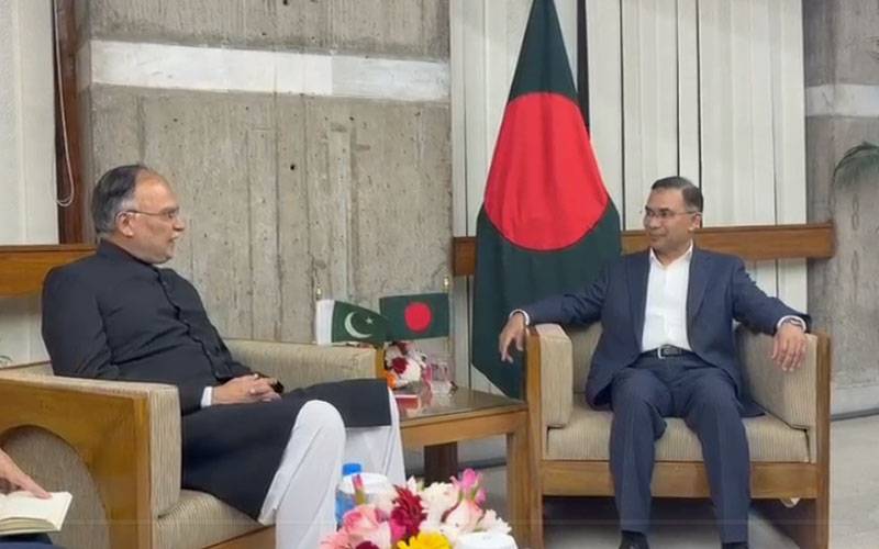 احسن اقبال  کی بنگلہ دیش کے نو منتخب وزیر اعظم سے ملاقات،دوطرفہ تعلقات مضبوط بنانے کاعزم کااعادہ