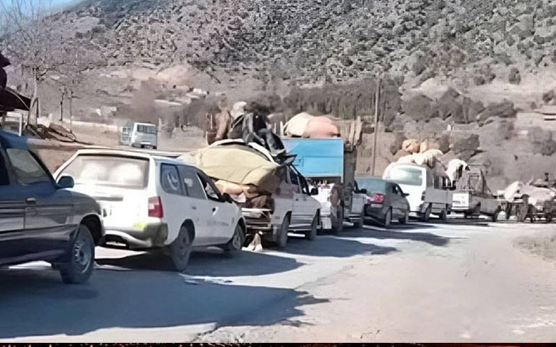 تیراہ کےمیدان سے نقل مکانی کے دوسرے مرحلے کا آغاز 
