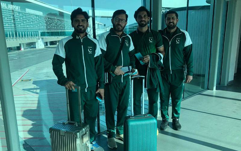 قومی ہاکی ٹیم مصر روانہ ہو گئی