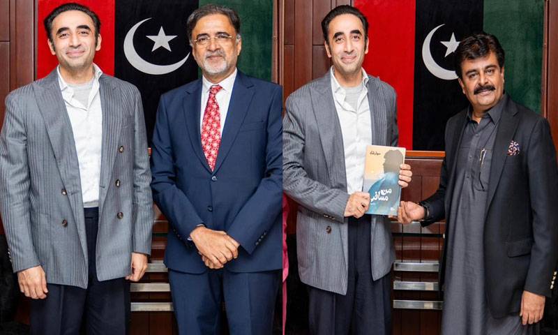 صوبائی وزیر تعلیم ،پارٹی رہنماو عہدیداران کی بلاول بھٹو، فریال تالپور سے میں ملاقات
