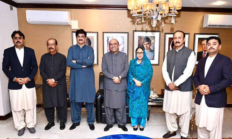 سندھ کی 2 اہم شخصیات کی صدر آصف زرداری سے ملاقات، پیپلزپارٹی میں شمولیت کا اعلان 