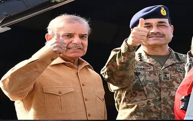 وزیراعظم شہباز اور فیلڈ مارشل عاصم منیر ایران جنگ کے متحارب فریقوں میں کشیدگی  ختم کروانے کے لئے سرگرم 