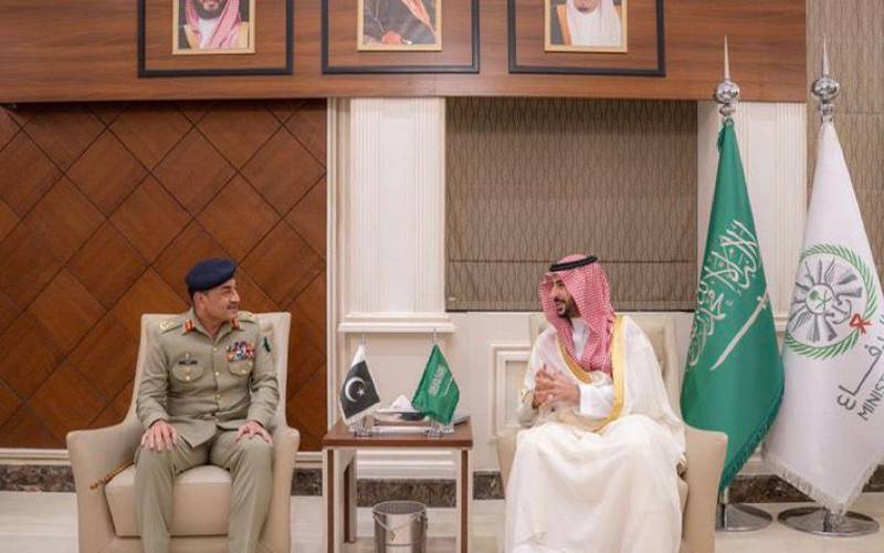  سعودی وزیر دفاع سےفیلڈ مارشل عاصم منیر کی ملاقات،خطے کی موجودہ صورتحال پر گفتگو