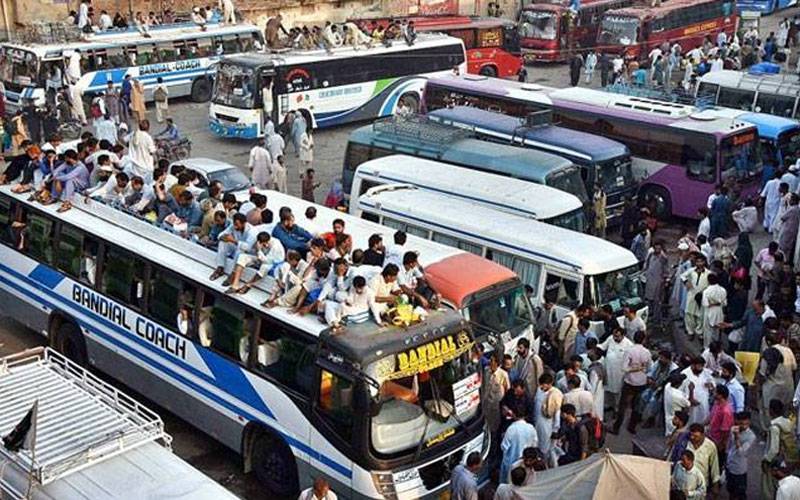  ٹرانسپورٹروں نے انٹر سٹی کرائے میں من مانا اضافہ کر لیا