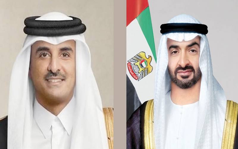 صدریو اے ای اور امیرِ قطر کے درمیان اہم ٹیلی فونک رابطہ 