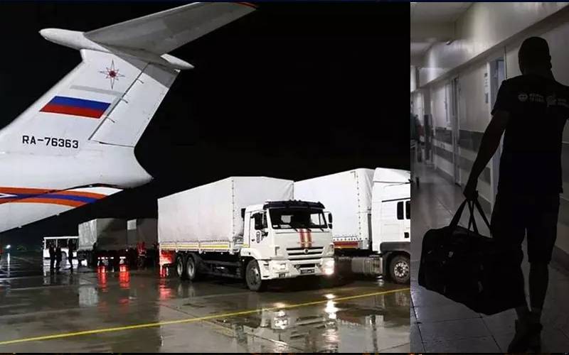 چین کے بعد روس نے بھی ایران کو انسانی امداد بھیج دی  