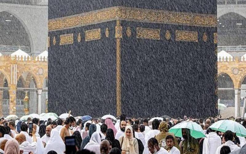 مکہ مکرمہ اور ملحقہ علاقوں میں بارانِ رحمت ، موسم خوشگوار ہوگیا