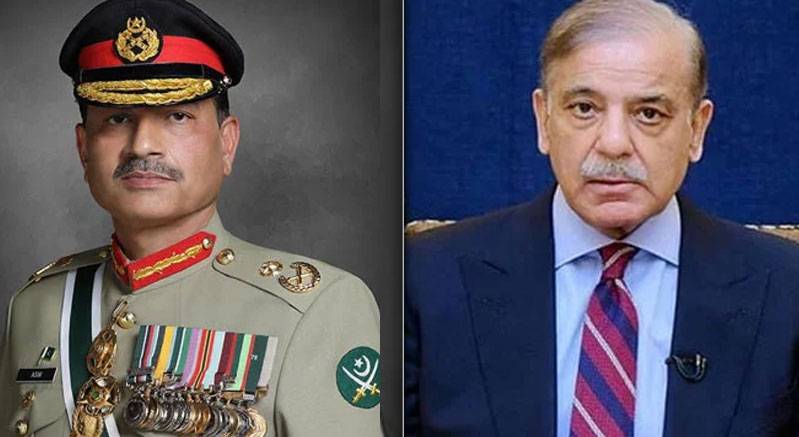 وزیراعظم شہباز شریف کا فیلڈ مارشل عاصم منیر سے ٹیلیفونک رابطہ، عید کی مبارکباد 
