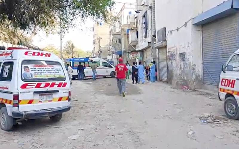 کراچی؛گیس لیکج کے باعث دھماکہ،دوخواتین اوربچوں سمیت8 افرادزخمی