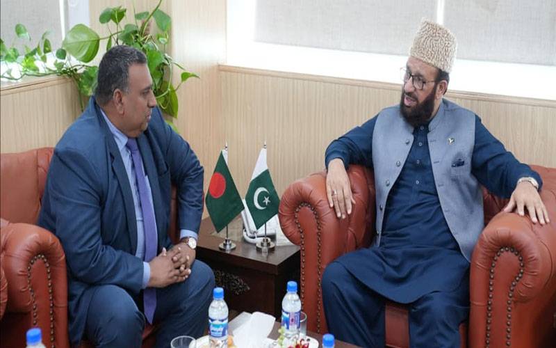وزیر مذہبی امور سے بنگلہ دیشی ہائی کمشنر کی ملاقات،حج انتظامات پر تبادلہ خیال